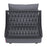 Zuo Modern Mekan Accent Chair, Gray