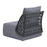Zuo Modern Mekan Accent Chair, Gray