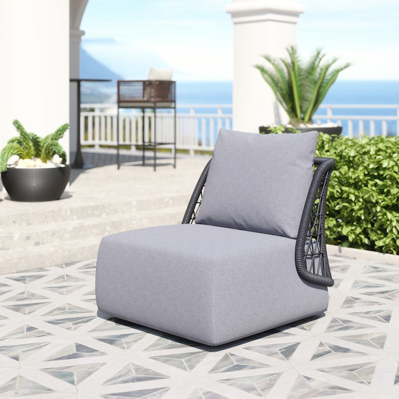Zuo Modern Mekan Accent Chair, Gray
