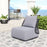 Zuo Modern Mekan Accent Chair, Gray