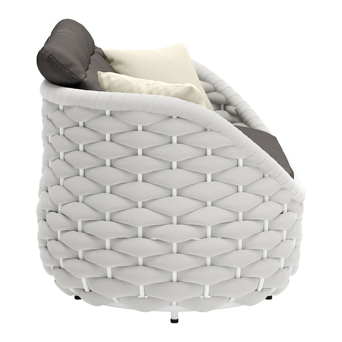 Zuo Modern Coral Reef Loveseat, Gray