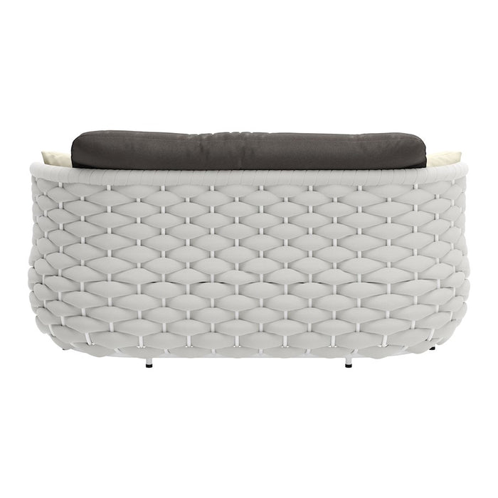 Zuo Modern Coral Reef Loveseat, Gray