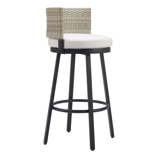 Zuo Modern Midnight Wave BarStool, White