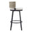 Zuo Modern Midnight Wave BarStool, White