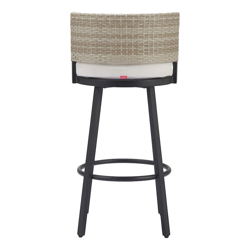Zuo Modern Midnight Wave BarStool, White