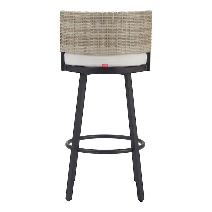 Zuo Modern Midnight Wave BarStool, White