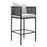 Zuo Modern Palm Paradise BarStool, Gray