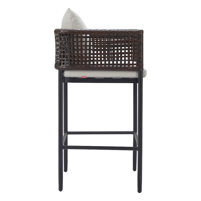 Zuo Modern Palm Paradise BarStool, Gray