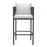 Zuo Modern Palm Paradise BarStool, Gray