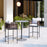 Zuo Modern Palm Paradise BarStool, Gray