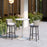 Zuo Modern Soleil Bar Table, White