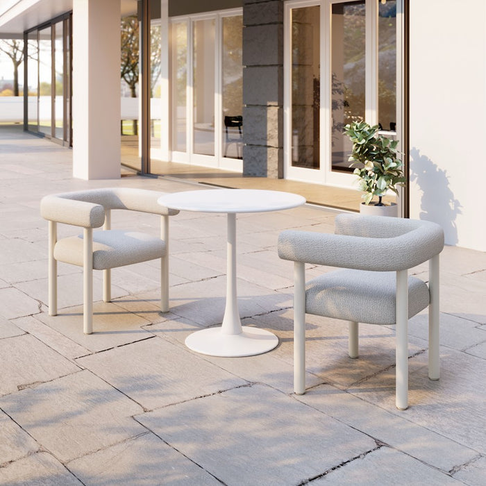 Zuo Modern Soleil Dining Table, White