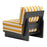 Zuo Modern Shoreline Accent Chair, Yellow
