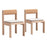 Zuo Modern Island Dining Chair Set of 2, White - 704043