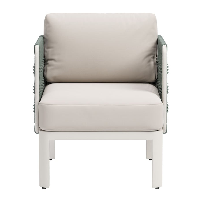 Zuo Modern Bridgehampton Armchair, White