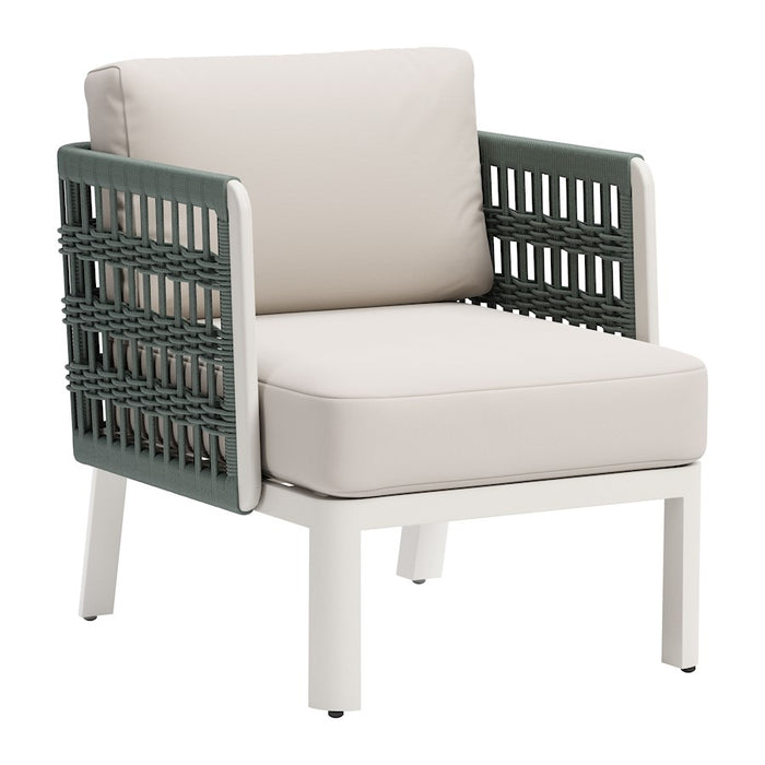 Zuo Modern Bridgehampton Armchair, White