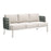 Zuo Modern Bridgehampton Outdoor Sofa, White