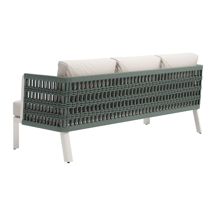 Zuo Modern Bridgehampton Outdoor Sofa, White