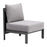 Zuo Modern Horizon Accent Chair, Gray