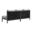 Zuo Modern Horizon Outdoor Sofa, Gray