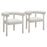 Zuo Modern Sunbath Dining Chair Set of 2, White - 704048