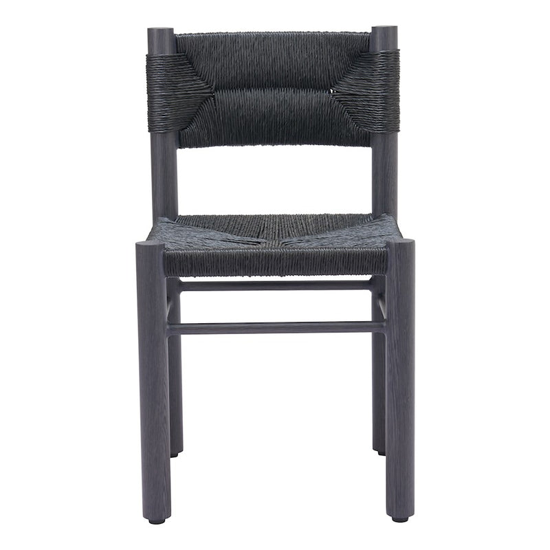 Zuo Modern Iska Dining Chair Set of 2, Black