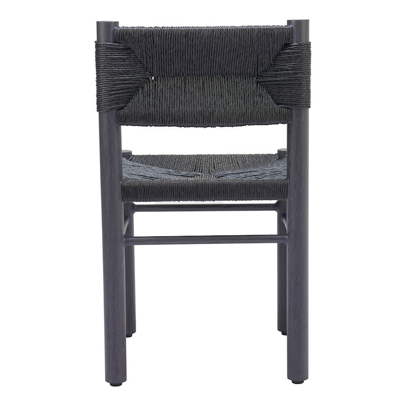 Zuo Modern Iska Dining Chair Set of 2, Black