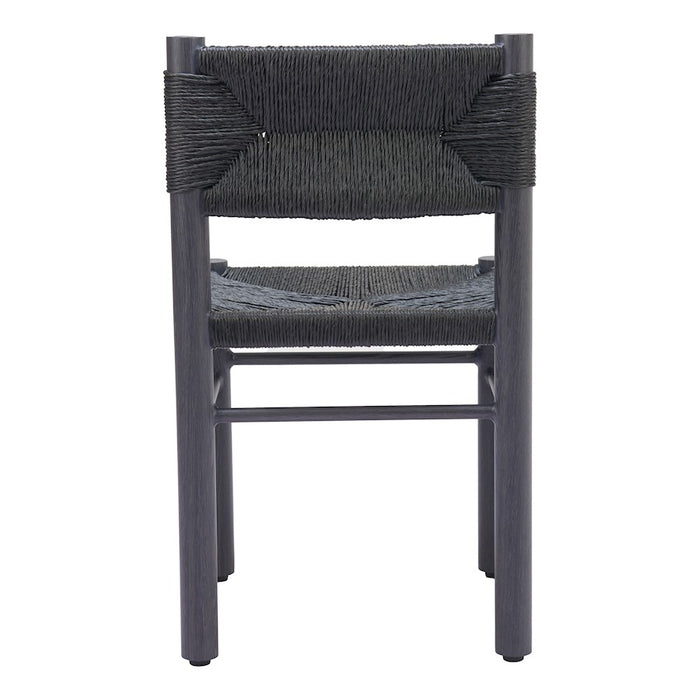 Zuo Modern Iska Dining Chair Set of 2, Black