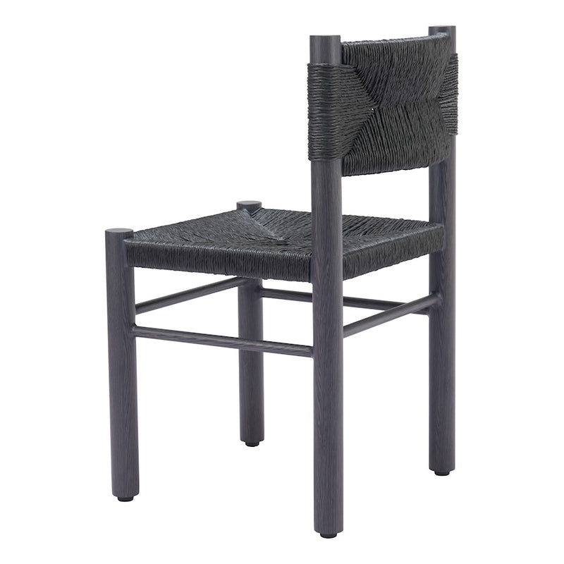 Zuo Modern Iska Dining Chair Set of 2, Black