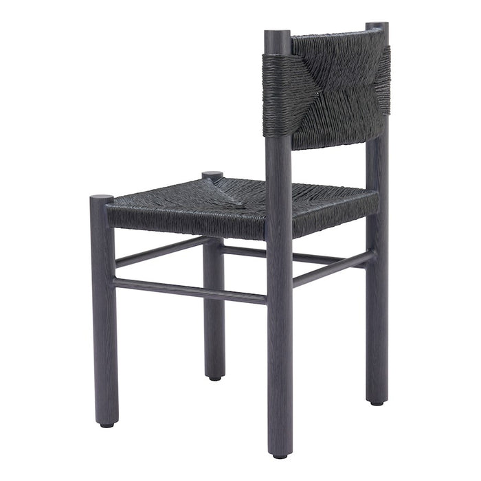Zuo Modern Iska Dining Chair Set of 2, Black