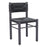 Zuo Modern Iska Dining Chair Set of 2, Black