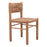 Zuo Modern Iska Dining Chair Set of 2, Natural