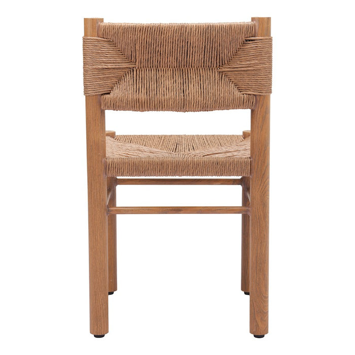 Zuo Modern Iska Dining Chair Set of 2, Natural