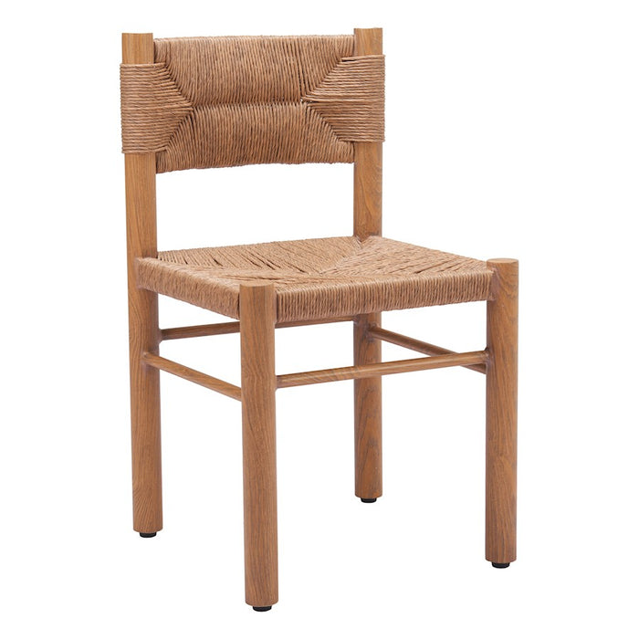 Zuo Modern Iska Dining Chair Set of 2, Natural