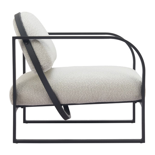 Zuo Modern Flakt Accent Chair, Ivory