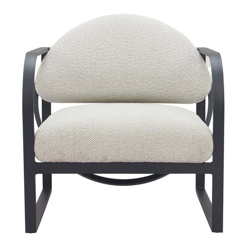 Zuo Modern Flakt Accent Chair, Ivory