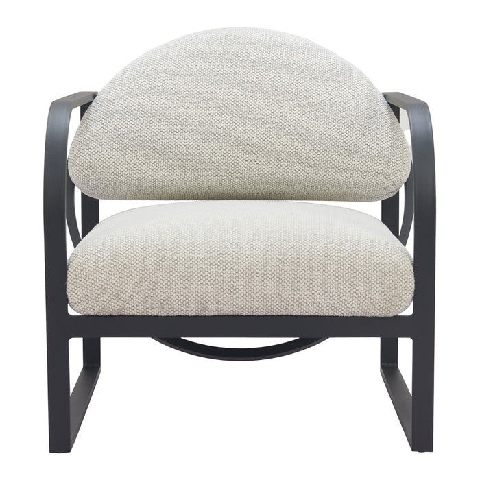 Zuo Modern Flakt Accent Chair, Ivory