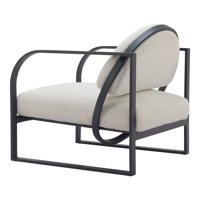 Zuo Modern Flakt Accent Chair, Ivory
