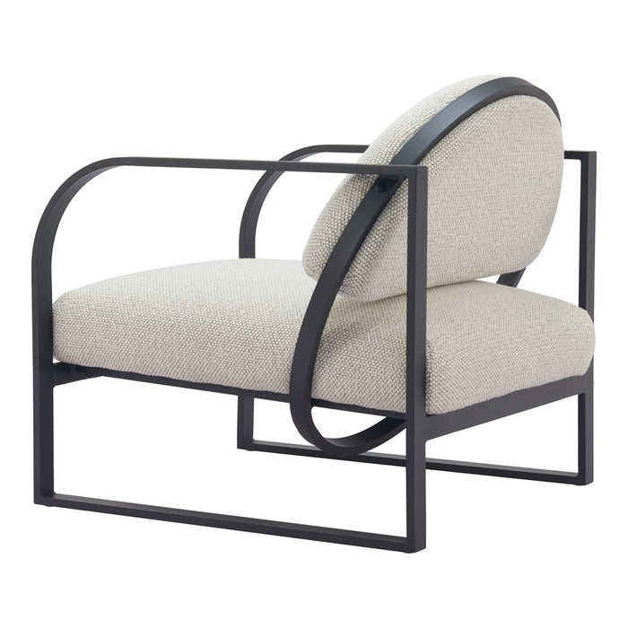 Zuo Modern Flakt Accent Chair, Ivory
