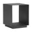 Zuo Modern Kokos Side Table, Charcoal