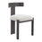 Zuo Modern Tiana Dining Chair, Black/Beige