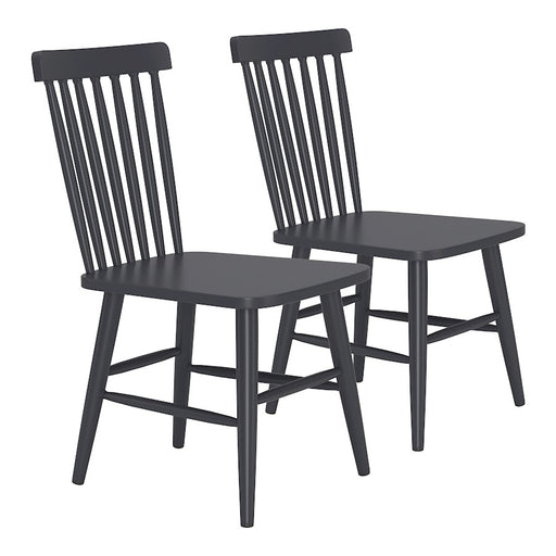 Zuo Modern Zeilen Dining Chair Set of 2, Black - 704085