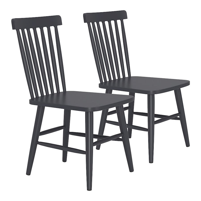 Zuo Modern Zeilen Dining Chair Set of 2, Black - 704085