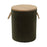 Zuo Modern Beban Side Table, Natural/Black