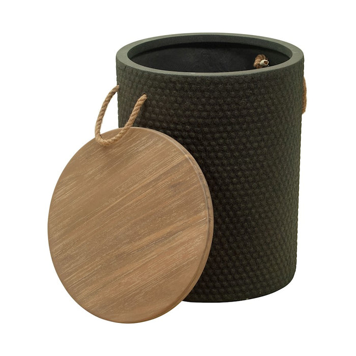 Zuo Modern Beban Side Table, Natural/Black