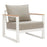 Zuo Modern Welt Armchair, Taupe/White