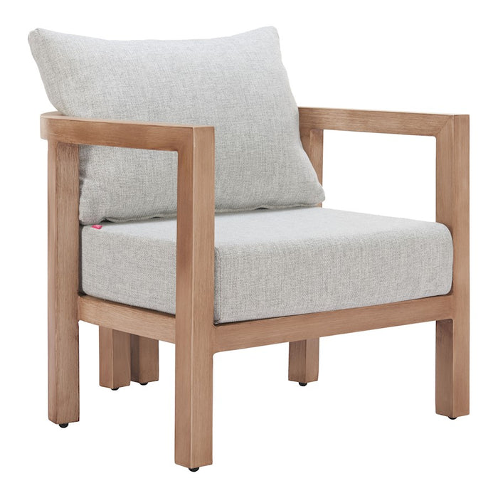 Zuo Modern Leto Armchair, Gray - 704114