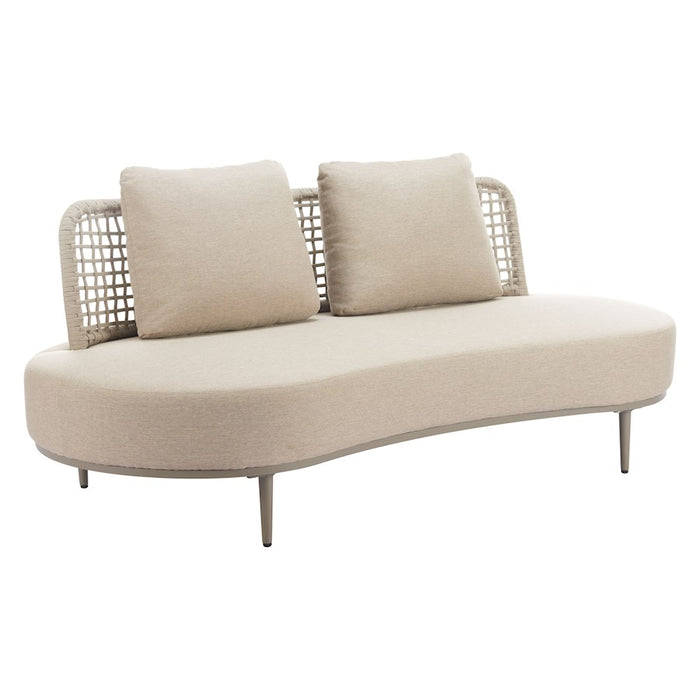 Zuo Modern Ruhe Outdoor Sofa, Beige - 704125