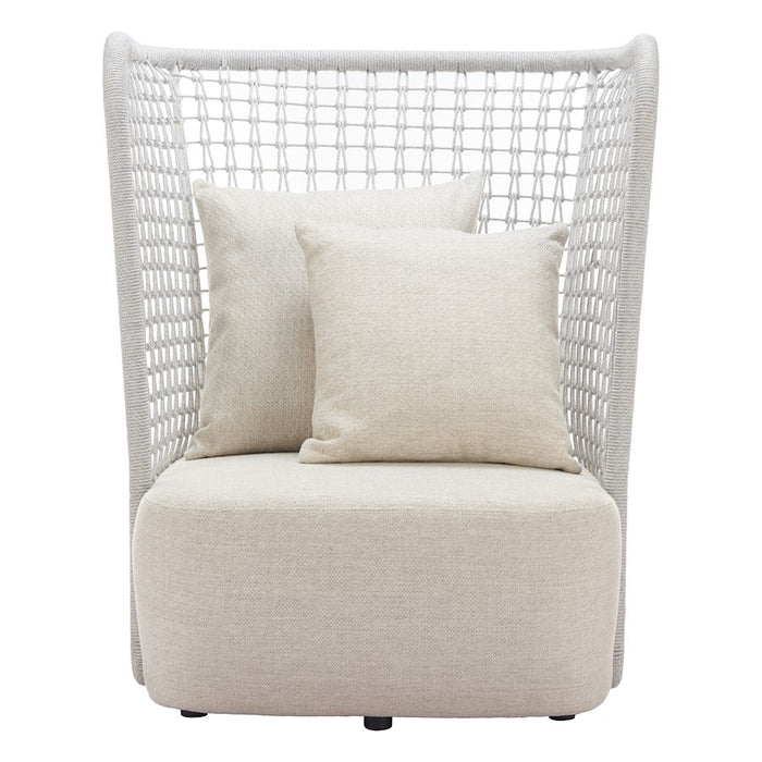 Zuo Modern Hudu Accent Chair, Beige