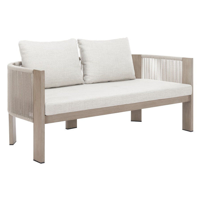 Zuo Modern Rebel Outdoor Sofa, Beige